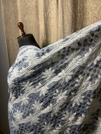 Lucknowi Chikankari Palla Saree in Georgette