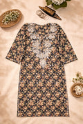 Mulmul Long Length Chikankari Kurti, crafted in super fine mulmul cotton fabric